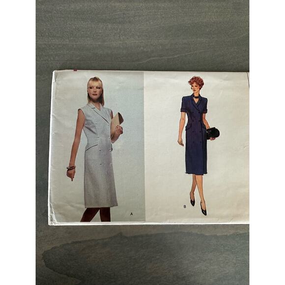 Vogue Patterns Vintage Cut Misses Dress Size 14 Pattern No 7619 - Picture 3 of 8